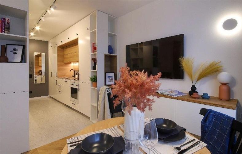 Designer Studio With Bedroom Near Old Town Dubois Warsaw Exterior photo