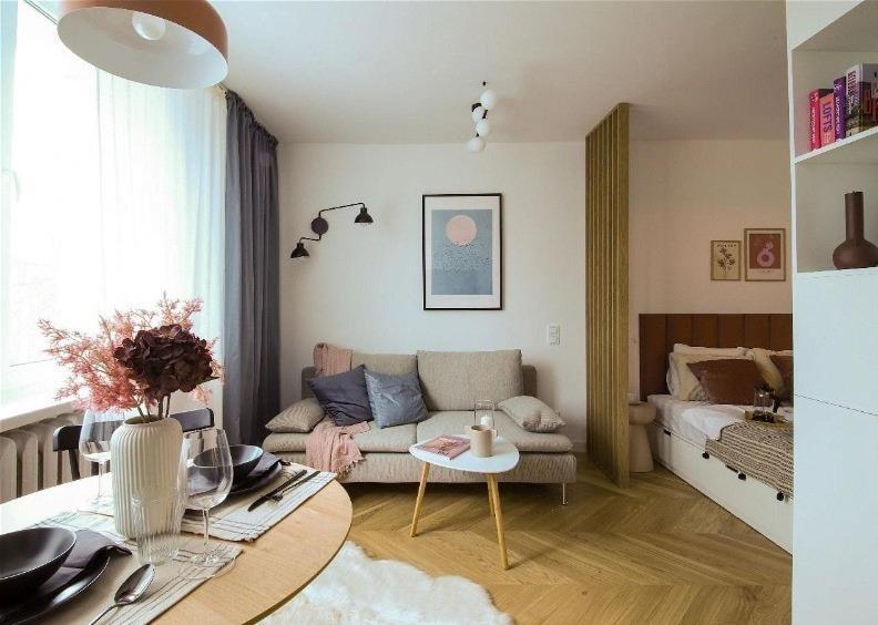 Designer Studio With Bedroom Near Old Town Dubois Warsaw Exterior photo
